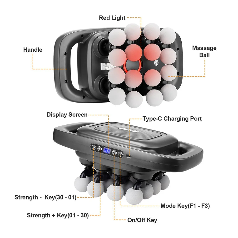 SpinovaRelax+ Full-Body Massager for Deep Relief