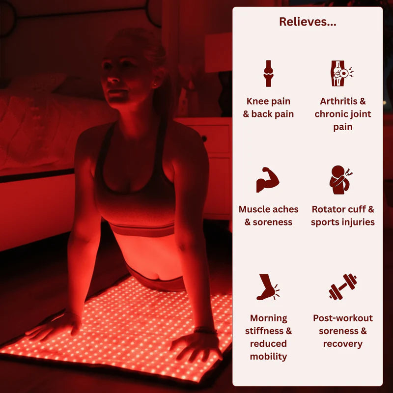 SpinovaTherapy+ FULL BODY RED LIGHT THERAPY MAT