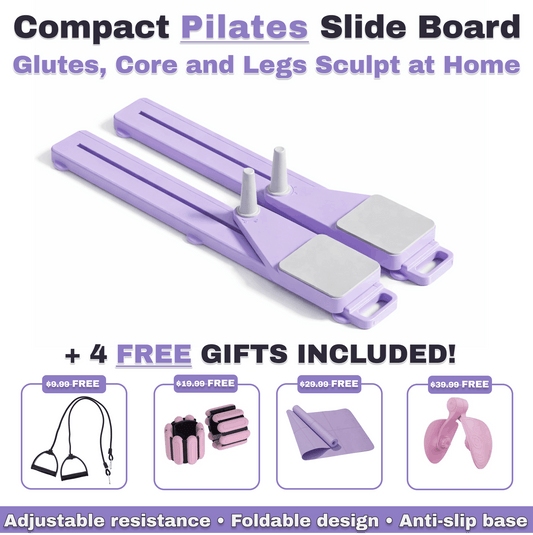 Compact Pilates Slide Board